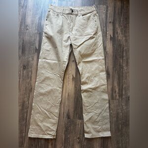 Wrangler Retro Slim Straight Khaki Jeans 32x32